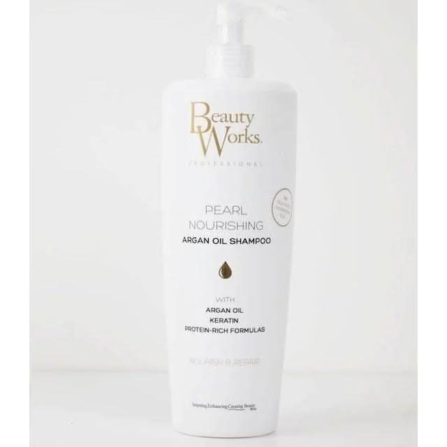 Beauty Works Pearl Nourishing Shampoo – 1L | Sulfate-Free Hydration & Shine Beauty Works Pearl Nourishing Shampoo No Sulfates SLS 1 Litre - Glam Global UKBeauty Works