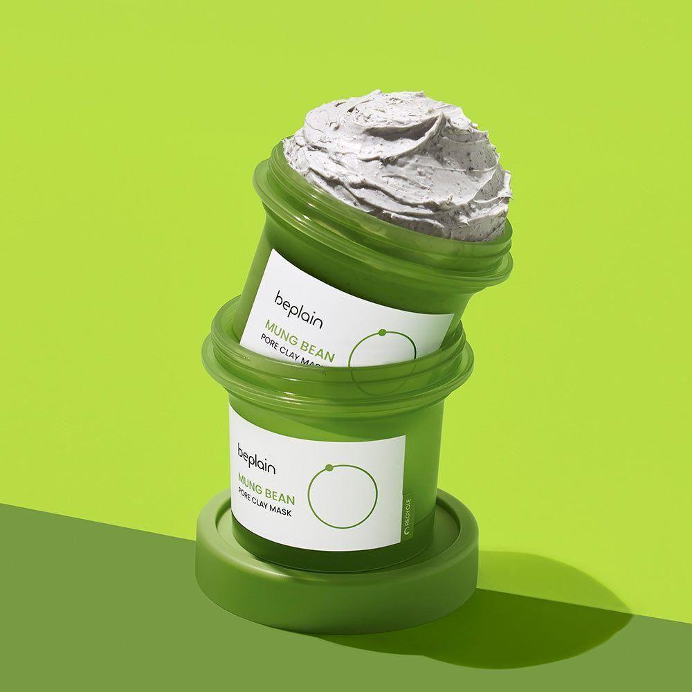 beplain Mung Bean Pore Clay Pack – 120ml | Deep Cleansing & Pore Purifying Mask beplain Mung Bean Pore Clay Pack 120ml - Glam Global UKbeplain