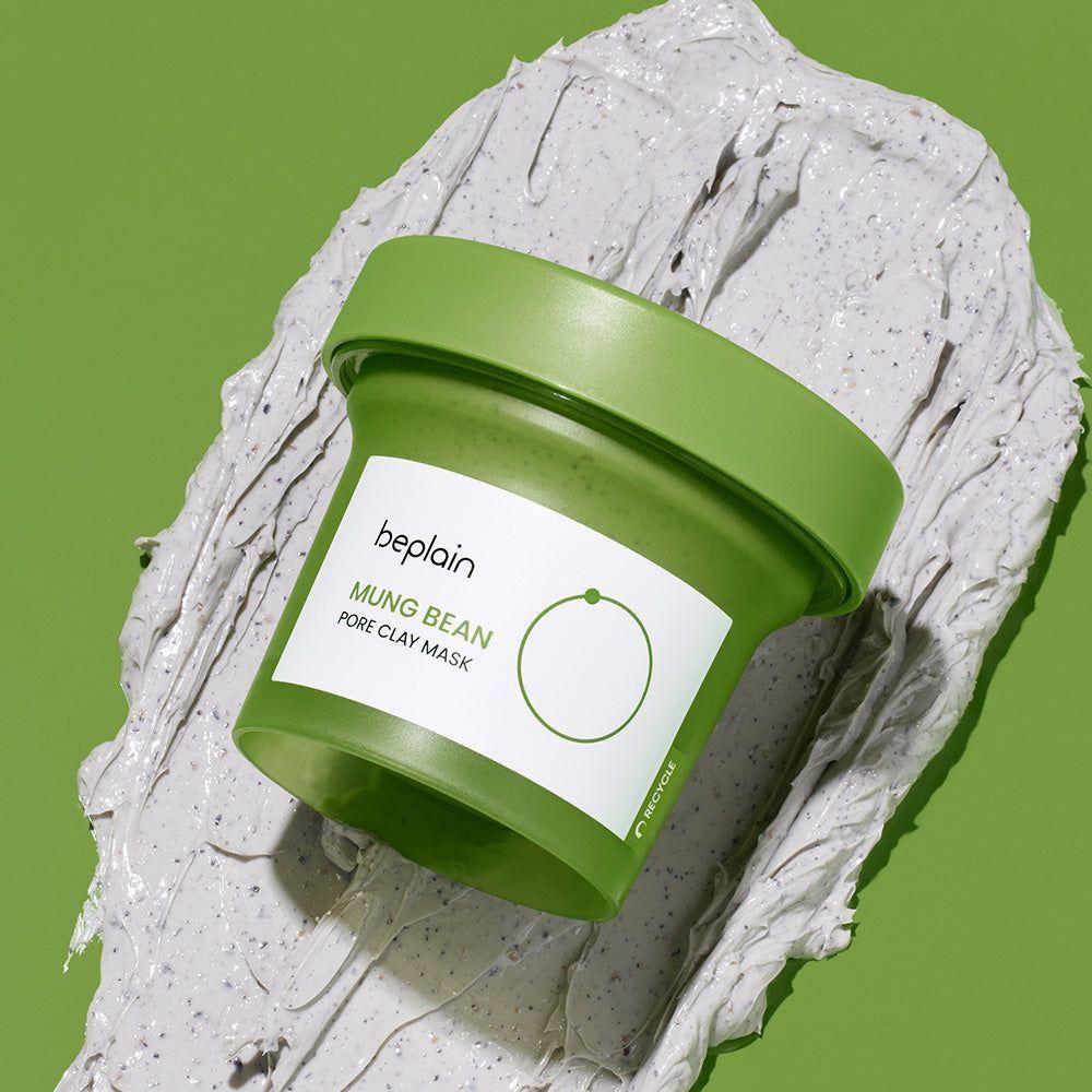 beplain Mung Bean Pore Clay Pack – 120ml | Deep Cleansing & Pore Purifying Mask beplain Mung Bean Pore Clay Pack 120ml - Glam Global UKbeplain