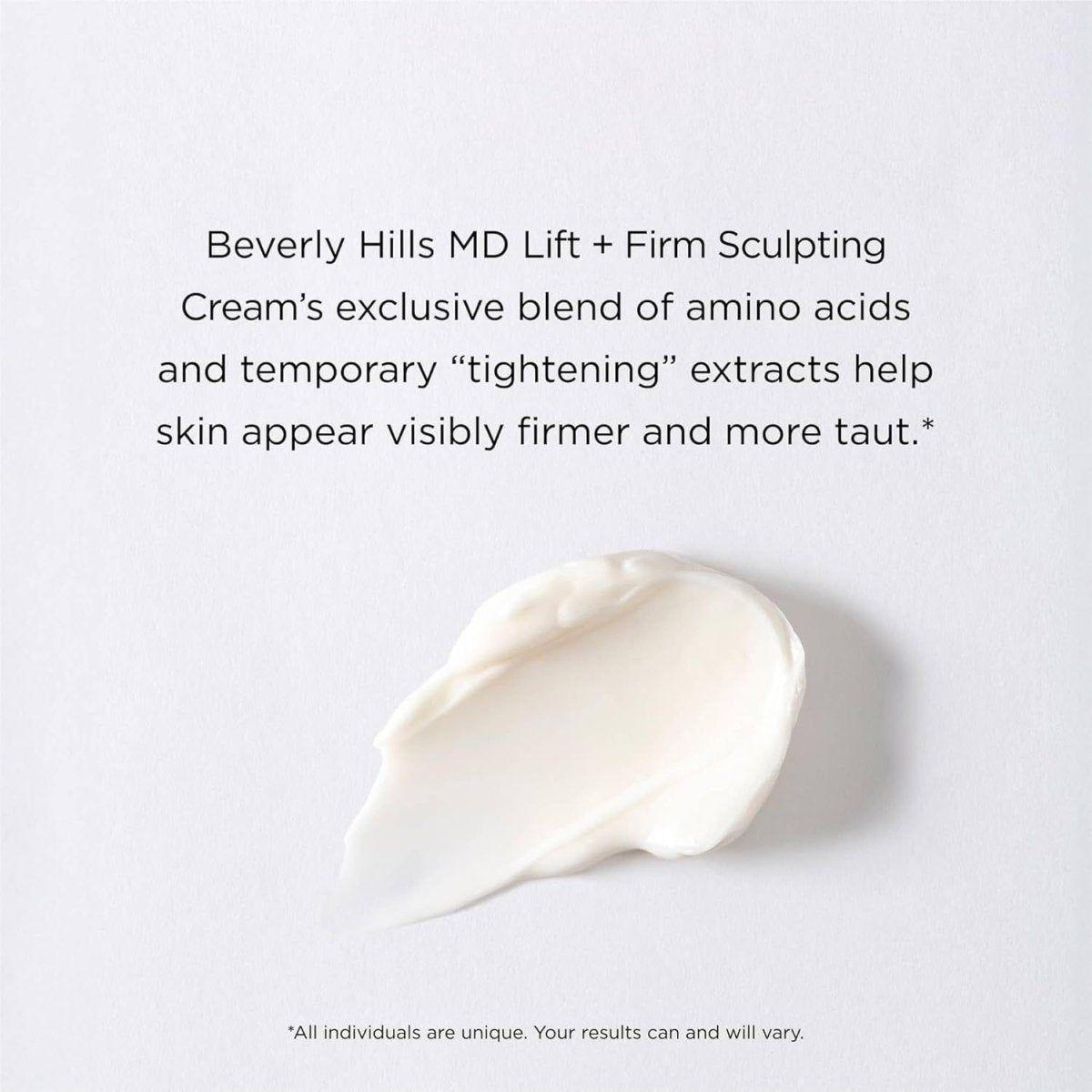 Beverly Hills MD Lift + Firm Sculpting Cream – 50ml | Advanced Skin Firming & Anti-Aging Solution Beverly Hills MD Lift + Firm Sculpting Cream - 50 ml - Glam Global UKBeverly Hills MD
