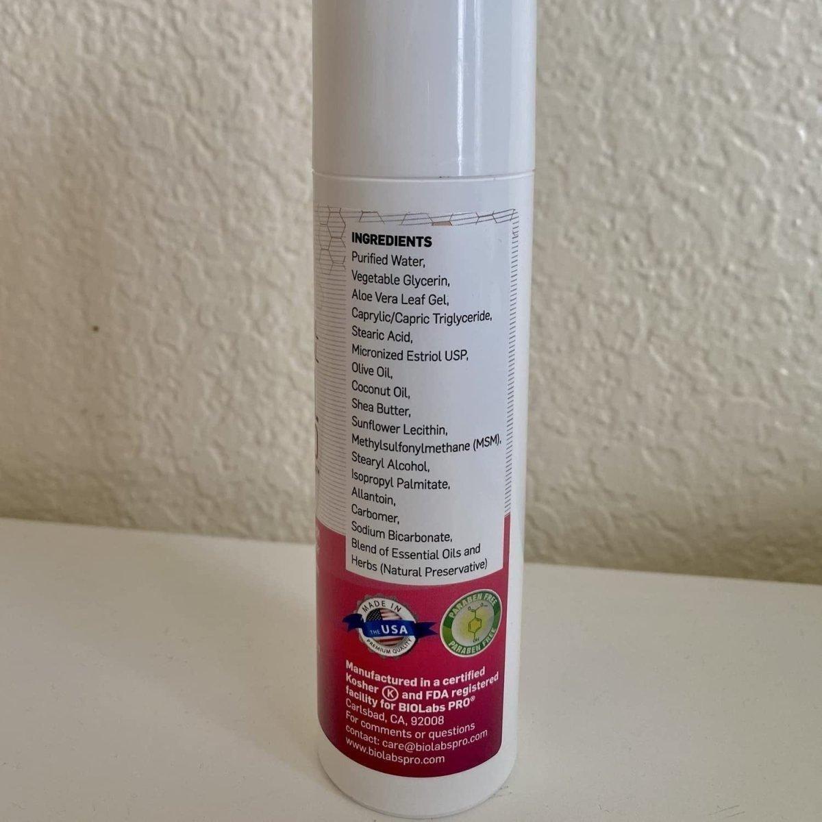 BIOLABS PRO Estriol 5.0 Performance Cream – 90ml | Professional-Strength Bioidentical Hormone Support | 2-Month Supply BIOLABS PRO Estriol 5.0 Performance Cream - 90ml (2 Month Supply) - Glam Global UKBIOLABS PRO