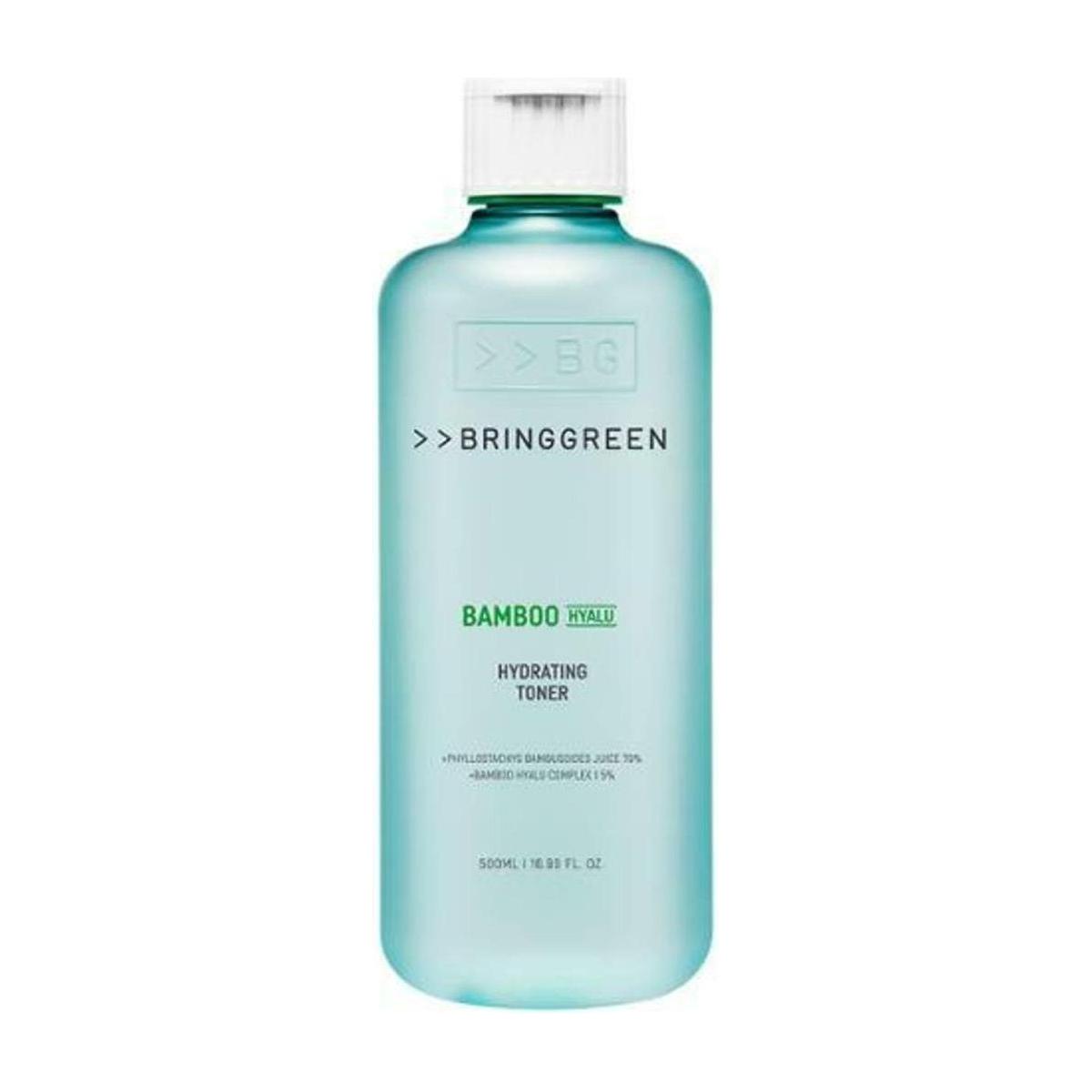 BRINGGREEN Bamboo Hyalu Hydrating Toner - 500ml | Intense Hydration & Skin Soothing BRINGGREEN Bamboo Hyalu Hydrating Toner - 500ml | Intense Hydration & Skin Soothing - Glam Global UKBRINGGREEN