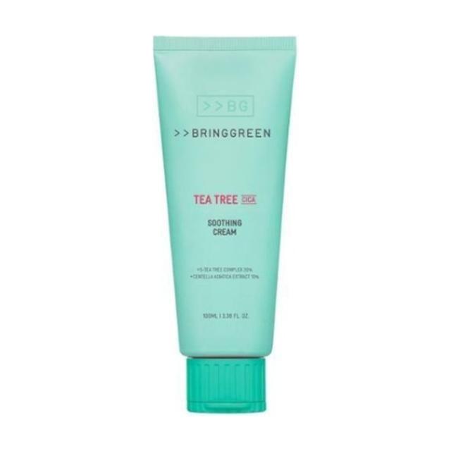 BRINGGREEN Tea Tree Cica Soothing Cream Plus 100ml | Enhanced Calming & Cleansing Care BRINGGREEN Tea Tree Cica Soothing Cream Plus 100ml | Enhanced Calming & Cleansing Care - Glam Global UKBRINGGREEN