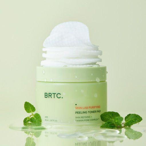 BRTC Skin Lab Purifying Peeling Toner Pad – 40 Pads (85ml) | Gentle Exfoliation & Pore Refining BRTC Skin Lab Purifying Peeling Toner Pad 40ea(85ml) - Glam Global UKBRTC