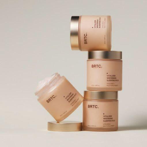 BRTC Vitalizer Whitening Sleeping Pack – 100ml | Overnight Brightening & Hydration BRTC Vitalizer Whitening Sleeping Pack 100ml - Glam Global UKBRTC