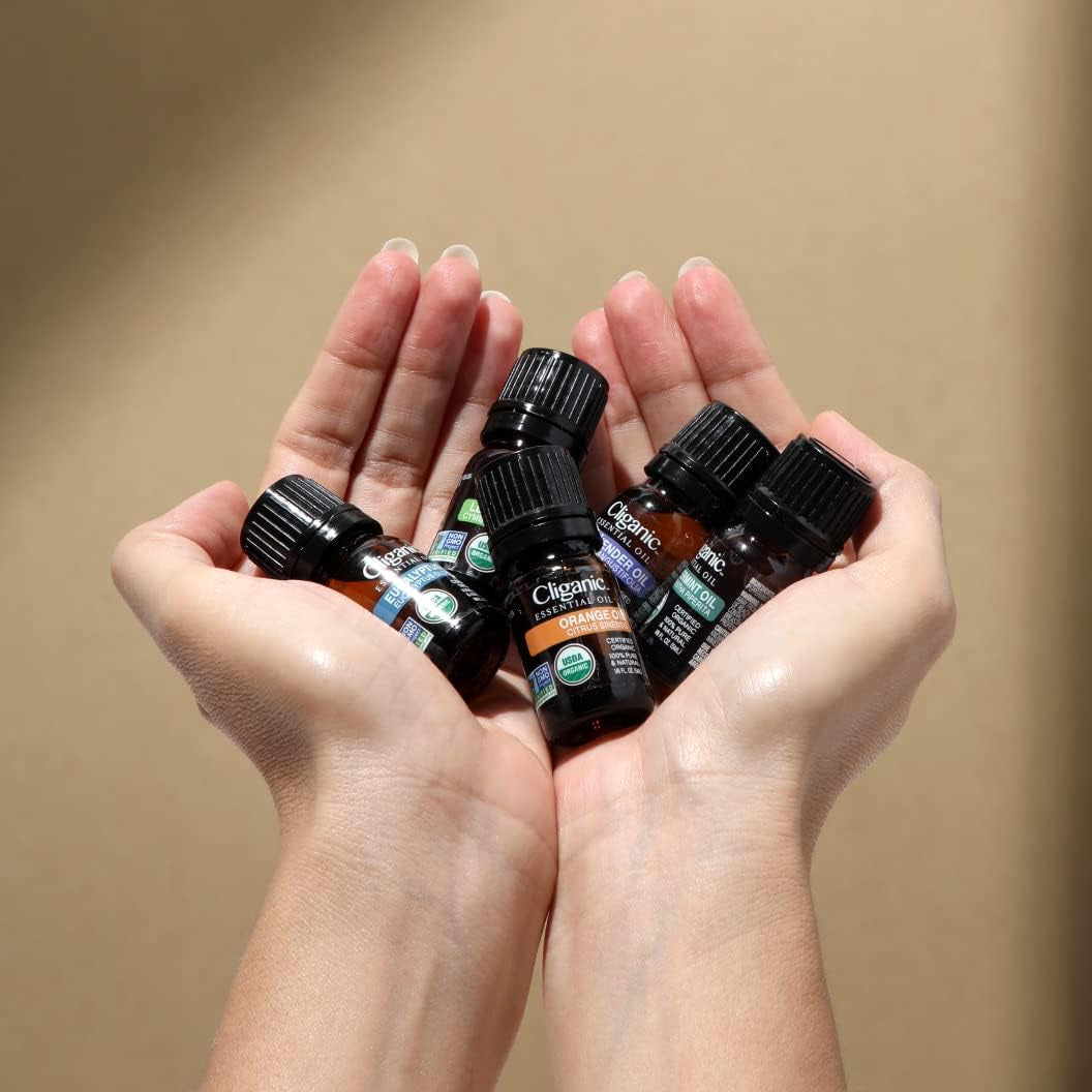 Cliganic Organic Peppermint Essential Oil – 60ml | 100% Pure, USDA Certified for Aromatherapy & DIY Use Cliganic Organic Peppermint Essential Oil – 60ml | 100% Pure, USDA Certified for Aromatherapy & DIY Use