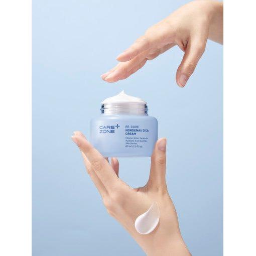CAREZONE Recure Nordenau Cica Cream Special Set (60ml + 60ml) | Soothing & Hydrating Moisturiser CAREZONE Recure Nordenau Cica Cream Special Set (60ml+60ml) - Glam Global UKCAREZONE