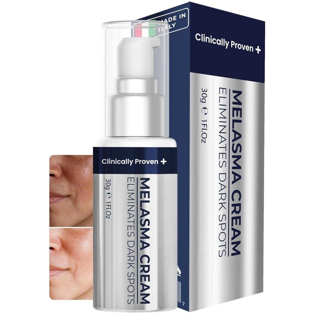 Clinically Proven + Melasma Cream – 50ml | Advanced Dark Spot & Hyperpigmentation Treatment from Italy Clinically Proven + Melasma Cream - 30ml (Made in Italy) - Glam Global UKClinically Proven +