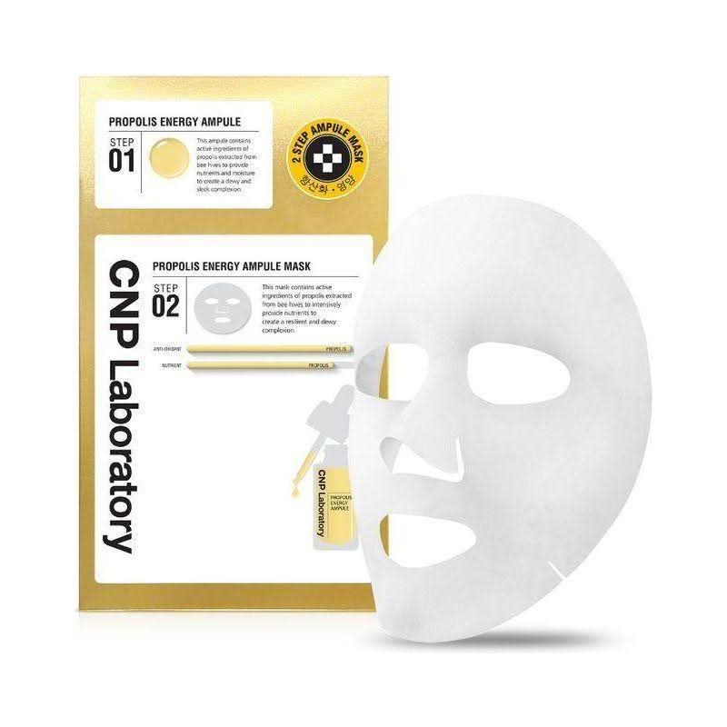 CNP 2-Step Propolis Energy Ampule Mask – 5 Sheets | Hydrating & Anti-Aging Treatment CNP 2 - Step Propolis Energy Ampule Mask 5 Sheets - Glam Global UKCNP