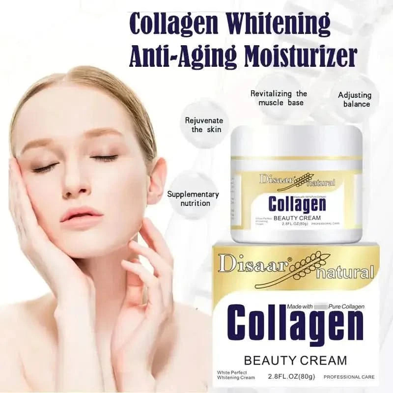 Collagen Moisturizing Cream – Anti-Aging Hydration for Firmer, Youthful Skin - 80ml Collagen Moisturizing Cream – Anti - Aging Hydration for Firmer, Youthful Skin - Glam Global UKGlam Global UK