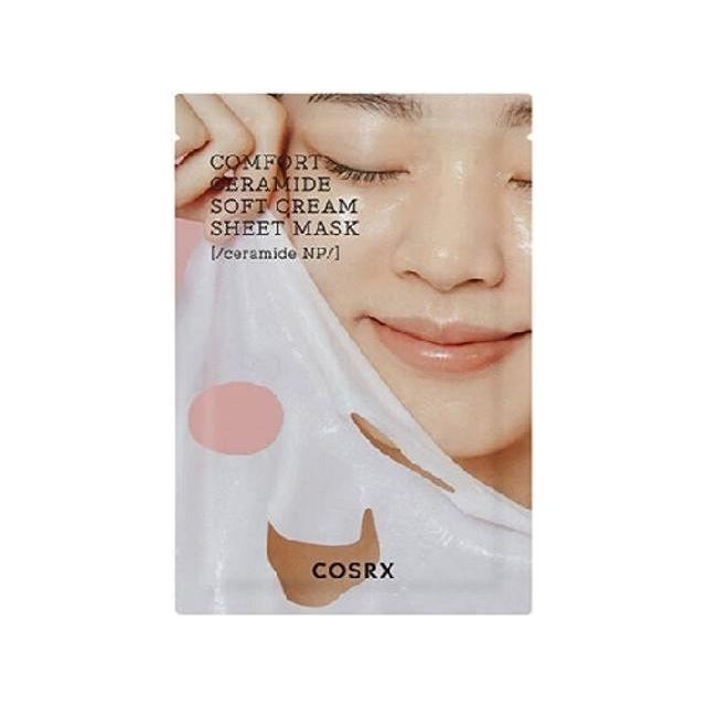 COSRX Balancium Comfort Ceramide Soft Cream Sheet Mask (10 Sheets) | Strengthen & Hydrate Your Skin Barrier COSRX Balancium Comfort Ceramide Soft Cream Sheet Mask (10 Sheets) - Glam Global UKCOSRX