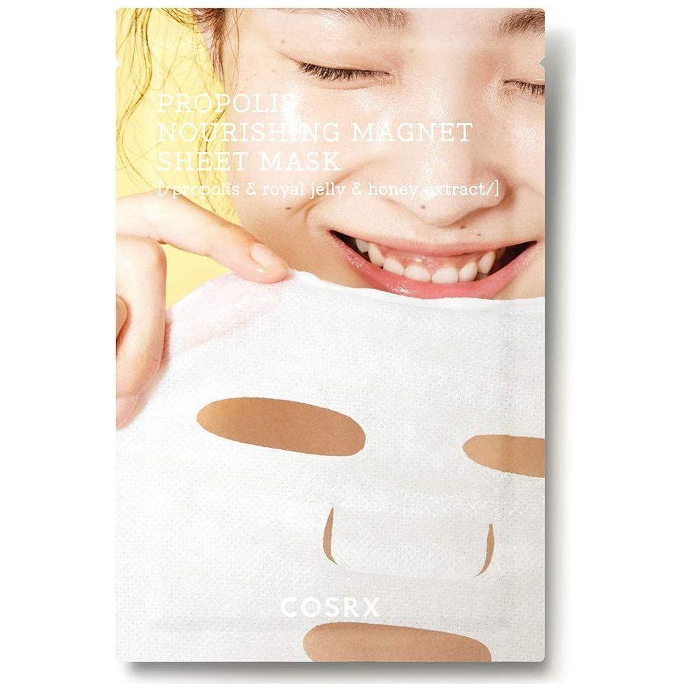 COSRX Full Fit Propolis Nourishing Magnet Sheet Mask (10 Sheets) | Nourishing & Hydrating for a Plump, Glowing Skin COSRX Full Fit Propolis Nourishing Magnet Sheet Mask (10 Sheets) - Glam Global UKCOSRX