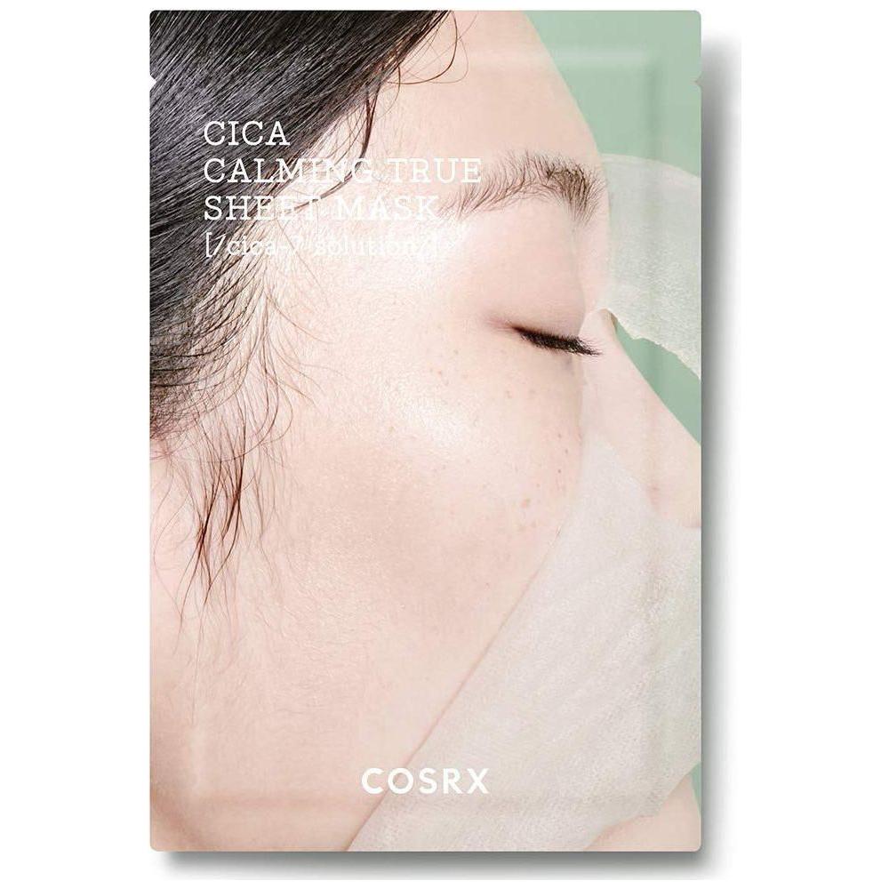 COSRX Pure Fit Cica Calming True Sheet Mask (10 Sheets) | Soothing & Calming for Sensitive Skin COSRX Pure Fit Cica Calming True Sheet Mask (10 Sheets) - Glam Global UKCOSRX