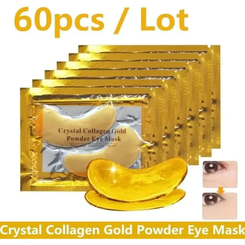 Crystal Collagen Gold Powder Eye Masks – Anti-Aging & Hydrating Treatment - 30 Count Crystal Collagen Gold Powder Eye Masks - Glam Global UKGlam Global UK