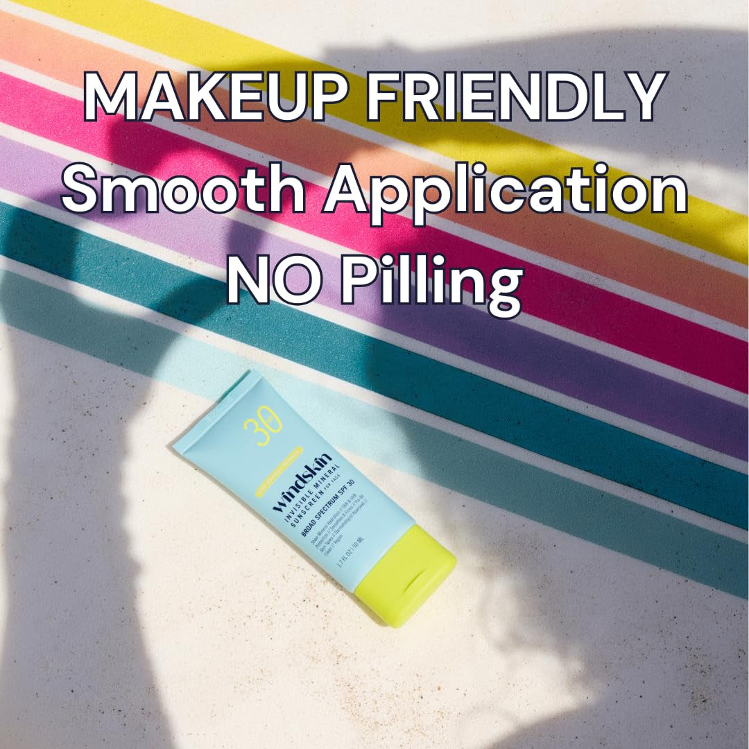 WindSkin Mineral Sunscreen SPF30 – 50ml | No White Cast, Lightweight, Sensitive Skin Safe WindSkin Mineral Sunscreen SPF30 – 50ml | No White Cast, Lightweight, Sensitive Skin Safe