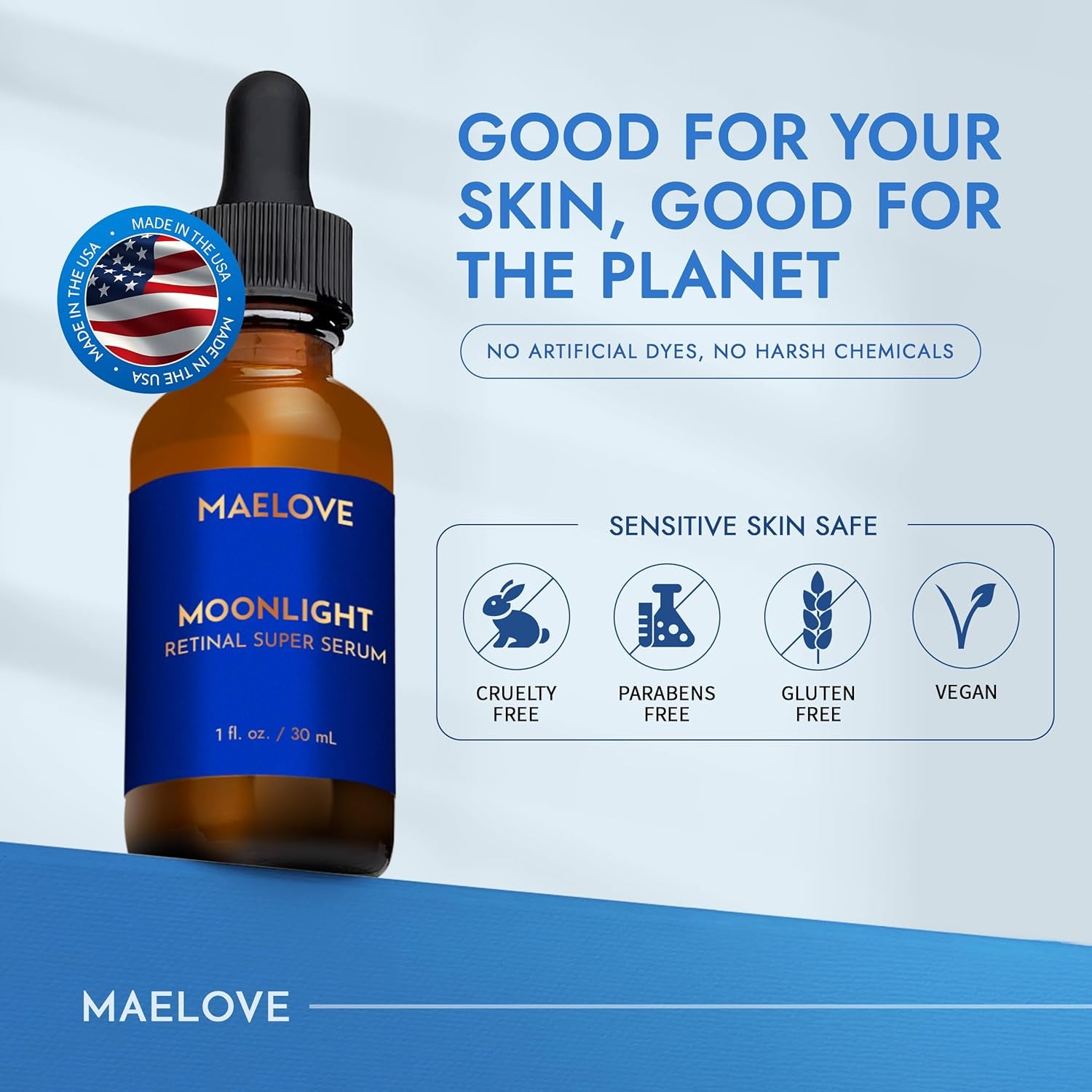 MAELOVE Moonlight Retinal Super Serum – 30ml | 10x Potent Retinol Alternative for Anti-Aging & Acne-Prone Skin MAELOVE Moonlight Retinal Super Serum – 30ml | 10x Potent Retinol Alternative for Anti-Aging & Acne-Prone Skin