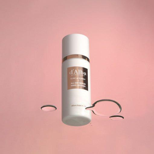 d'Alba Blanc de Runway All Day Serum Make-Up Fixer – 80ml | Hydrating Setting Spray with White Truffle & Botanical Extracts d'Alba Blanc de Runway All Day Serum Make - Up Fixer 80ml - Glam Global UKd'Alba