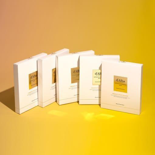 d'Alba Intensive Liftension Mask – 35g x 20 Count | Lifting & Firming Sheet Mask with Concentrated Emulsion Ampoule d'Alba Intensive Liftension Mask 35g X 20ea - Glam Global UKd'Alba