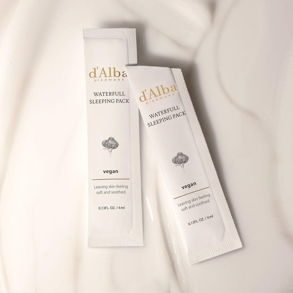 d'Alba Waterfull Vegan Sleeping Pack – 4ml x 24ea | Intense Overnight Hydration d'Alba Waterfull Vegan Sleeping Pack 4ml X 24ea - Glam Global UKd'Alba