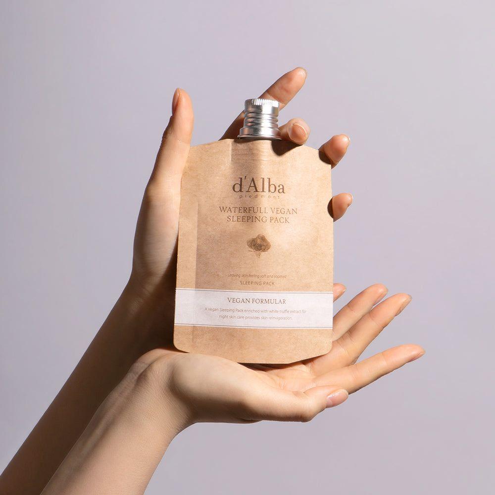 d'Alba Waterfull Vegan Sleeping Pack (Spout Type) – 60ml | Deep Overnight Hydration d'Alba Waterfull Vegan Sleeping Pack (Spout Type) 60ml - Glam Global UKd'Alba