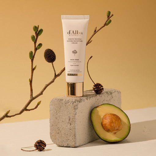 d'Alba White Truffle Double Moisture Cream – 60ml | 2-in-1 Hydrating & Firming Vegan Skincare d'Alba White Truffle Double Moisture Cream 60ml - Glam Global UKd'Alba