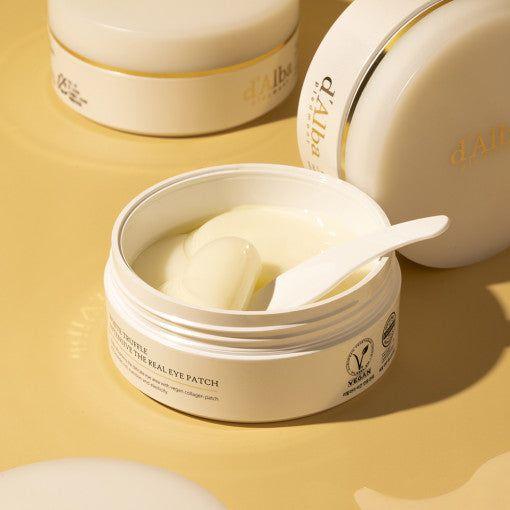 d'Alba White Truffle Intensive The Real Eye Patch – 90g (68 Count) | 70% Collagen Hydrogel Patches for Hydration & Firming d'Alba White Truffle Intensive The Real Eye Patch | Collagen & Hydration - 90g (68 Count) - Glam Global UKd'Alba