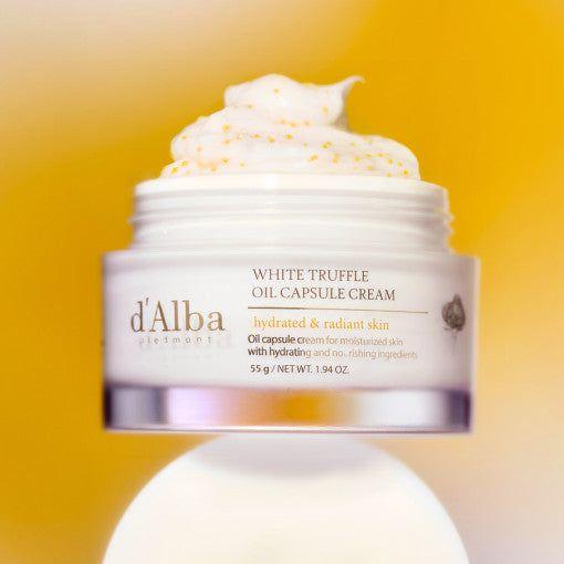 d'Alba White Truffle Oil Capsule Cream | Brightening & Anti-Wrinkle Vitamin Moisturiser d'Alba White Truffle Oil Capsule Cream 55g - Glam Global UKd'Alba