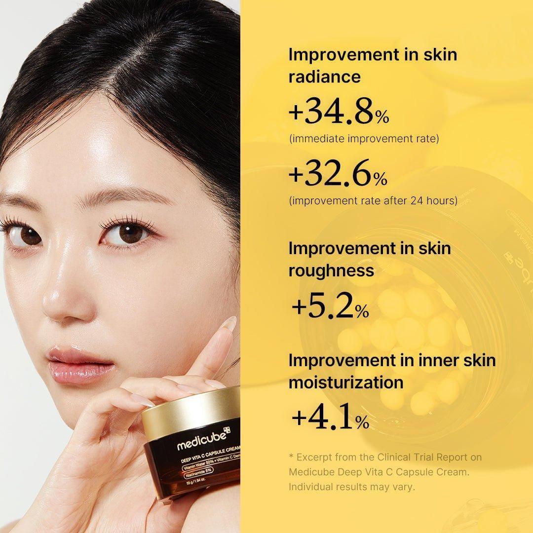 Medicube Deep Vita C Capsule Cream - 50ml | Brightening & Hydrating Vitamin C Cream Medicube Deep Vita C Capsule Cream - 50ml | Brightening & Hydrating Vitamin C Cream - Glam Global UKMedicube