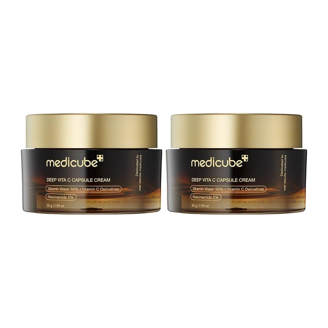 Medicube Deep Vita C Capsule Cream - 50ml | Brightening & Hydrating Vitamin C Cream Medicube Deep Vita C Capsule Cream - 50ml | Brightening & Hydrating Vitamin C Cream - Glam Global UKMedicube
