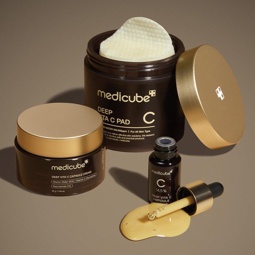Medicube Deep Vita C Capsule Cream - 50ml | Brightening & Hydrating Vitamin C Cream Medicube Deep Vita C Capsule Cream - 50ml | Brightening & Hydrating Vitamin C Cream - Glam Global UKMedicube