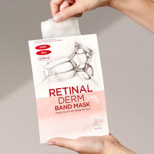 DERMATORY Retinal Derm Band Mask – 28g x 10 Sheets | Firming & Brightening Anti-Aging Care DERMATORY Retinal Derm Band Mask 28g X 10ea - Glam Global UKDERMATORY