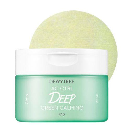 DEWYTREE AC Ctrl Deep Green Calming Pad - 180g (60 Pads) | Dual-Sided Soothing & Softening Care DEWYTREE AC Ctrl Deep Green Calming Pad - 180g (60 Pads) | Dual - Sided Soothing & Softening Care - Glam Global UKDEWYTREE