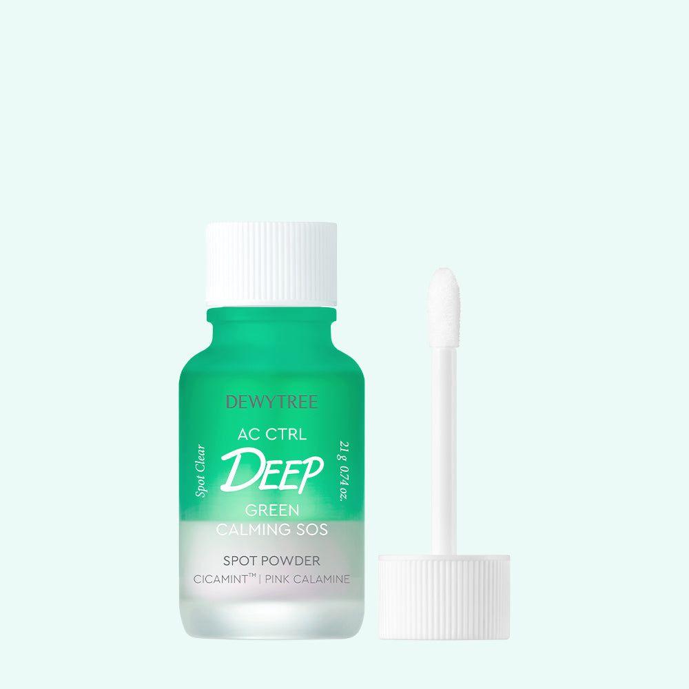 DEWYTREE AC Ctrl Deep Green Calming SOS Spot Powder - 21g | Targeted Soothing for Irritated Skin DEWYTREE AC Ctrl Deep Green Calming SOS Spot Powder - 21g | Targeted Soothing for Irritated Skin - Glam Global UKDEWYTREE