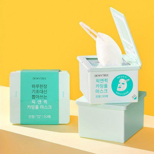 DEWYTREE PICK & QUICK Calming Full Mask - 30 Sheets | Soothing & Hydrating Care DEWYTREE PICK & QUICK Calming Full Mask - 30 Sheets | Soothing & Hydrating Care - Glam Global UKDEWYTREE