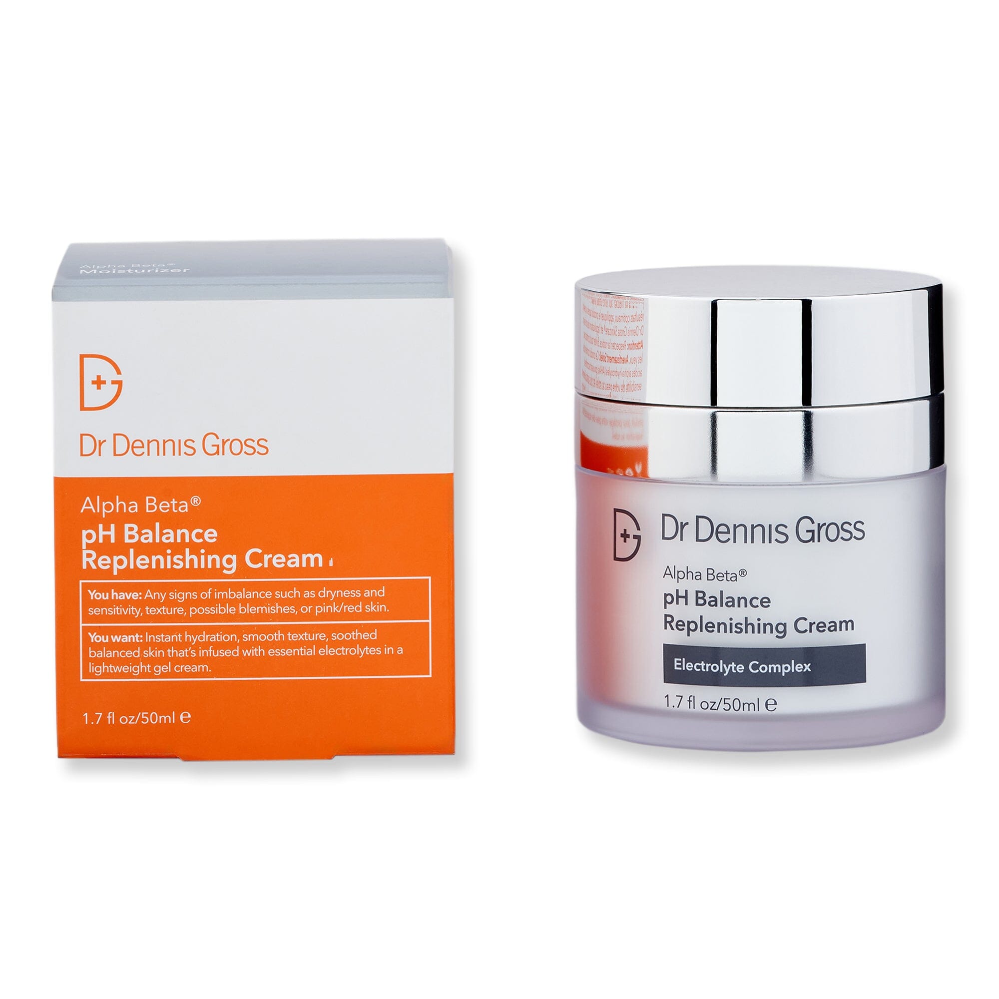 Dr. Dennis Gross Alpha Beta PH Balance Replenishing Cream – 50ml | Restore Moisture, Strengthen Barrier & Smooth Skin Texture Dr. Dennis Gross Alpha Beta PH Balance Replenishing Cream – 50ml | Restore Moisture, Strengthen Barrier & Smooth Skin Texture