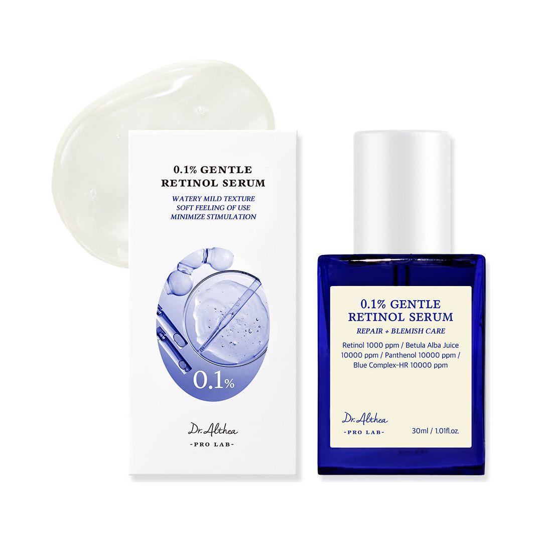 Dr. Althea 0.1% Gentle Retinol Serum – 30ml  Hydrating Retinol & Bakuchiol Serum for Elasticity, Texture & Sensitive Skin Support Dr. Althea 0.1% Gentle Retinol Serum - 30 ml - Glam Global UKDr.Althea