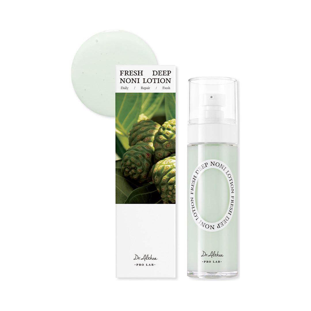 Dr. Althea Fresh Deep Noni Lotion – 110ml  Soothing & Hydrating Lotion for Sensitive, Redness-Prone Skin. Althea Fresh Deep Noni Lotion - 110 ml Dr. Althea Fresh Deep Noni Lotion - 110 ml - Glam Global UKDr.Althea