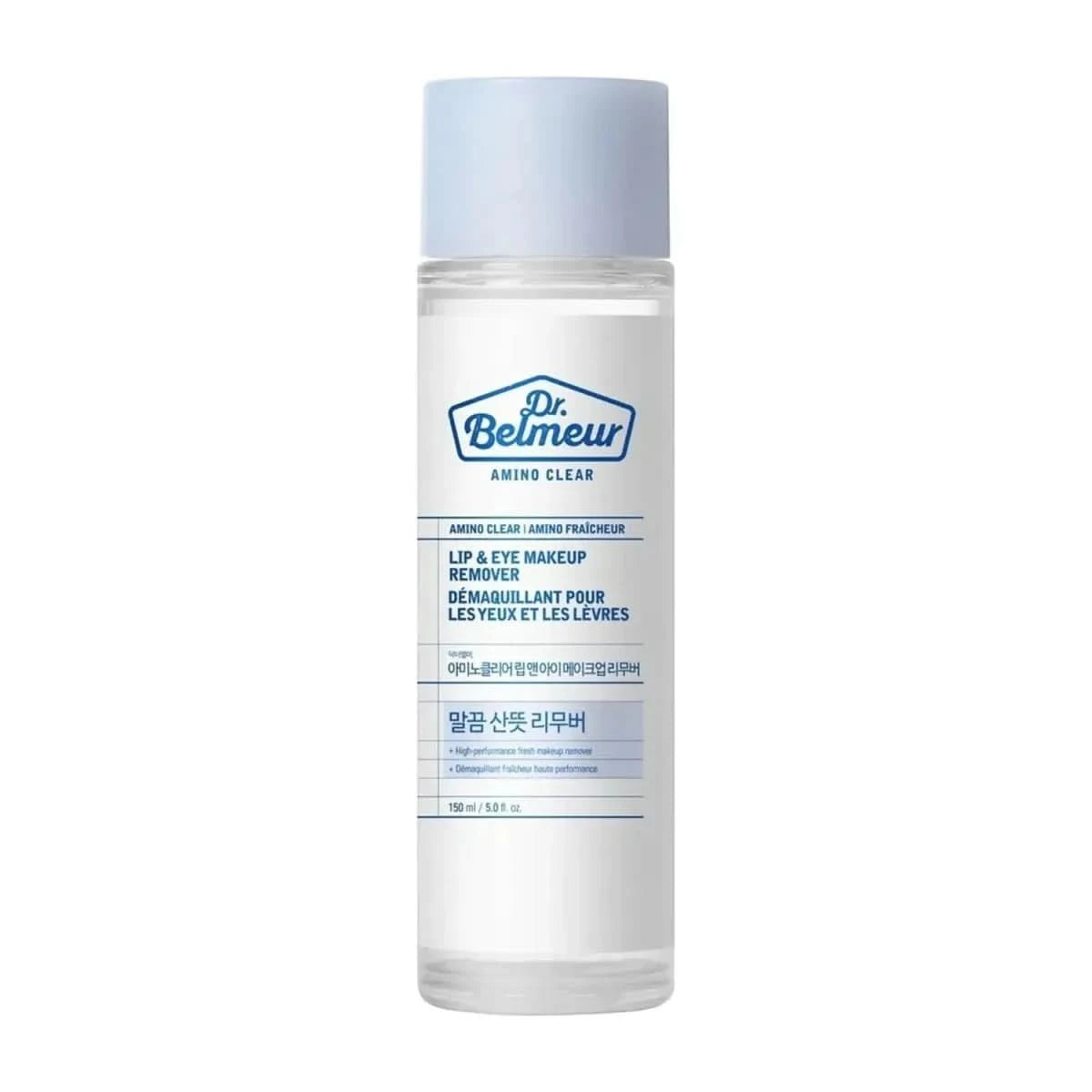 Dr.Belmeur Amino Clear Lip & Eye Makeup Remover – 150ml | Gentle, Non-Irritating Makeup Cleanser Dr.Belmeur Amino Clear Lip & Eye Makeup Remover 150ml - Glam Global UKDr.Belmeur