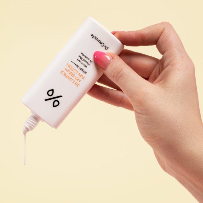 Dr.Ceuracle 5α Control No Sebum Sun Lotion SPF50+ PA++++ – 50ml | Oil-Control Sunscreen with Matte Finish for Oily & Sensitive Skin Dr.Ceuracle 5α Control No Sebum Sun Lotion SPF50+ PA++++ - 50ml - Glam Global UKDr.Ceuracle
