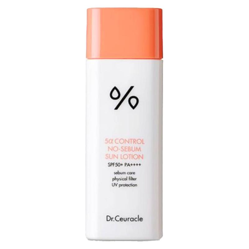 Dr.Ceuracle 5α Control No Sebum Sun Lotion SPF50+ PA++++ – 50ml | Oil-Control Sunscreen with Matte Finish for Oily & Sensitive Skin Dr.Ceuracle 5α Control No Sebum Sun Lotion SPF50+ PA++++ - 50ml - Glam Global UKDr.Ceuracle