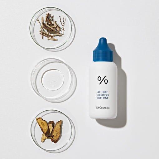 Dr.Ceuracle AC Cure Solution Blue One – 50ml | Acne Spot Treatment with AHA, BHA & Salicylic Acid Dr.Ceuracle AC Cure Solution Blue One - 50 ml - Glam Global UKDr.Ceuracle