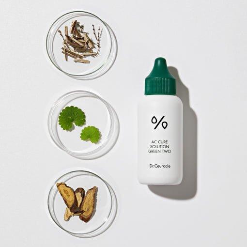 Dr.Ceuracle AC Cure Solution Green Two – 50ml | Soothing & Hydrating Care for Sensitive, Irritated Skin Dr.Ceuracle AC Cure Solution Green Two - 50 ml - Glam Global UKDr.Ceuracle
