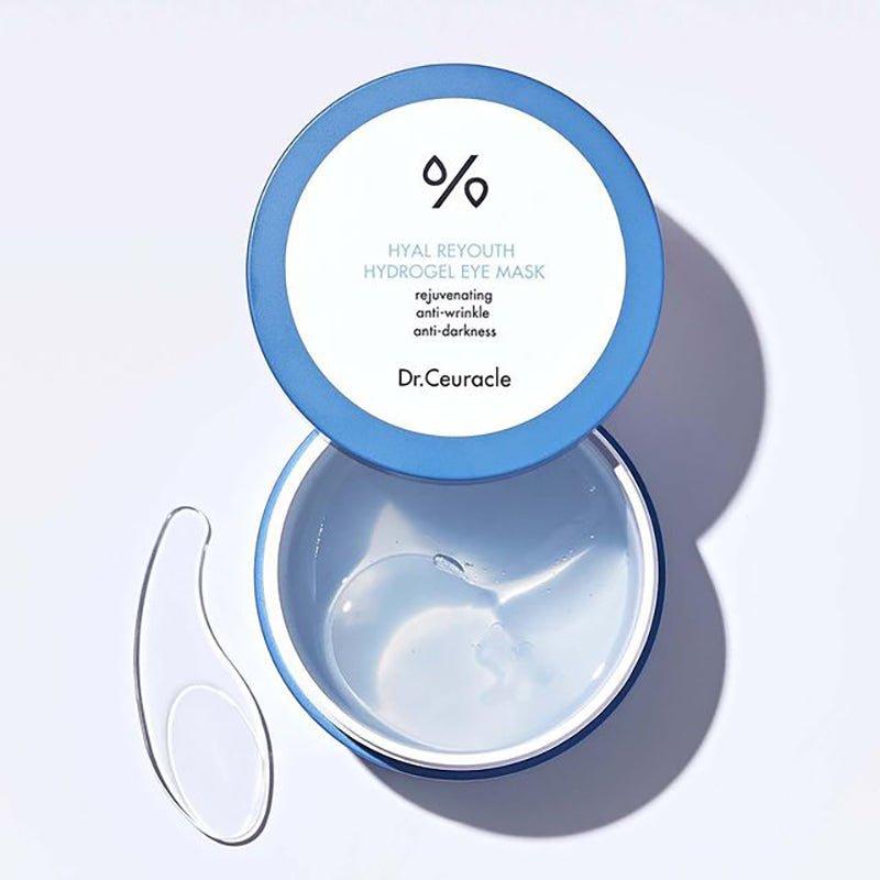 Dr.Ceuracle Hyal Reyouth Hydrogel Eye Mask – 60ea / 90g | Hydrating &Rejuvenating Under-Eye Patches with 6-Hyal Complex Dr.Ceuracle Hyal Reyouth Hydrogel Eye Mask - 60 Pieces (90g) - Glam Global UKDr.Ceuracle