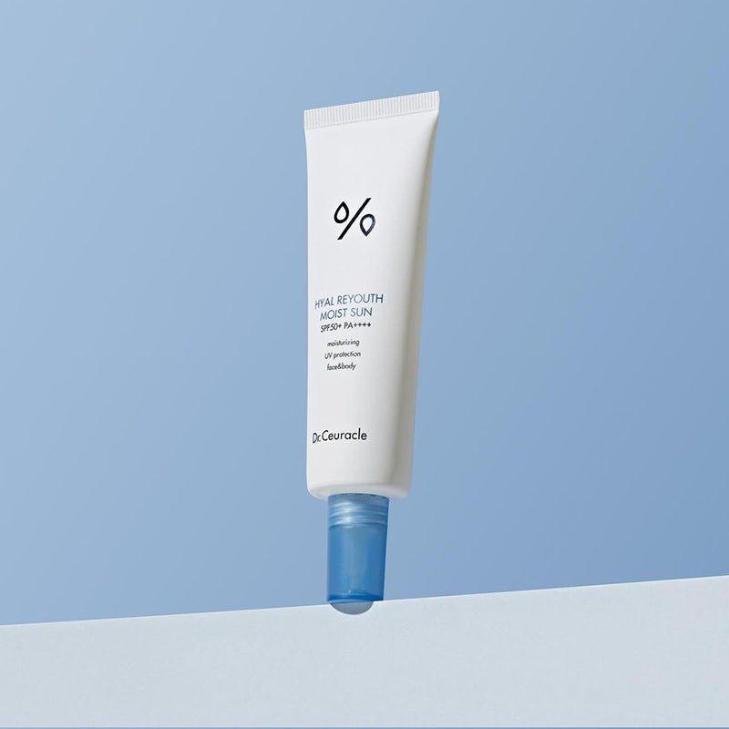 Dr.Ceuracle Hyal Reyouth Moist Sun SPF50+ PA++++ – 50ml | Hydrating Daily Sunscreen with 10-Hyaluronic Complex Dr.Ceuracle Hyal Reyouth Moist Sun SPF50+ PA++++ - 50 ml - Glam Global UKDr.Ceuracle