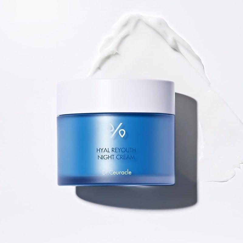 Dr.Ceuracle Hyal Reyouth Night Cream – 60ml | Overnight Hydration & Renewal with 6-Hyaluronic Complex Dr.Ceuracle Hyal Reyouth Night Cream - 60 ml - Glam Global UKDr.Ceuracle