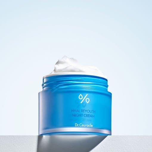 Dr.Ceuracle Hyal Reyouth Night Cream – 60ml | Overnight Hydration & Renewal with 6-Hyaluronic Complex Dr.Ceuracle Hyal Reyouth Night Cream - 60 ml - Glam Global UKDr.Ceuracle