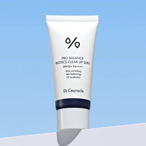 Dr.Ceuracle Pro Balance Biotics Clear Up Sun SPF50+ PA++++ – 50ml | Broad-Spectrum Daily Sunscreen with 6-Probiotics Complex Dr.Ceuracle Pro Balance Biotics Clear Up Sun SPF50+ PA++++ - 50 ml - Glam Global UKDr.Ceuracle