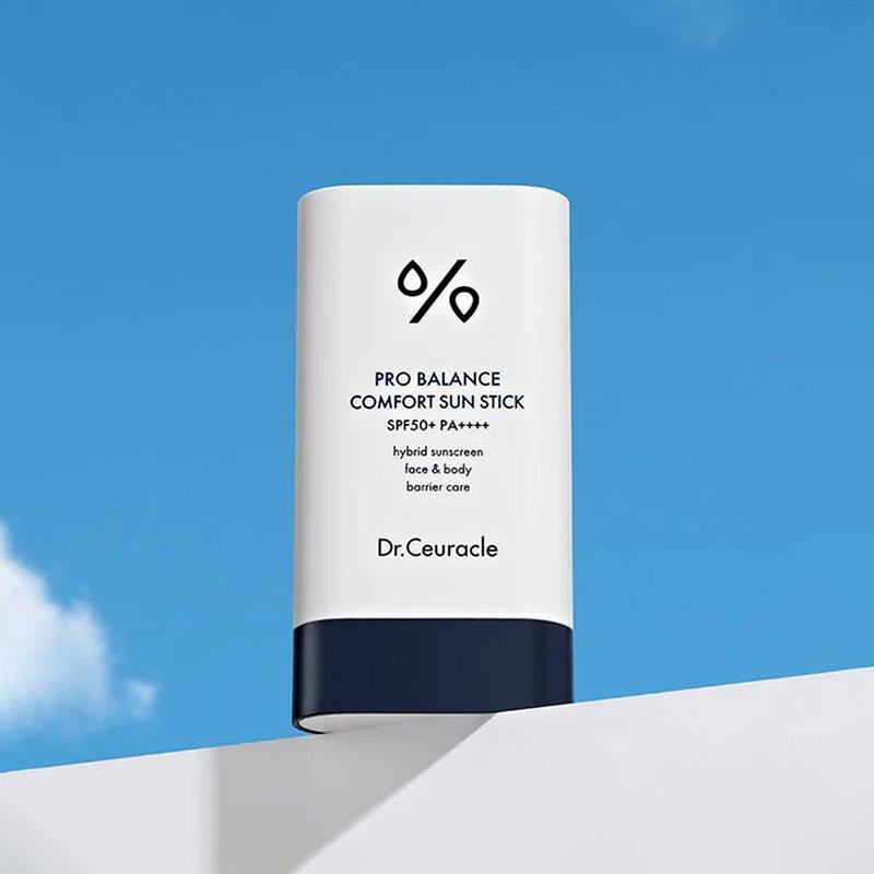 Dr.Ceuracle Pro Balance Comfort Sun Stick SPF50+ PA++++ – 18g | On-the-Go UV Protection with Cooling Probiotics Complex Dr.Ceuracle Pro Balance Comfort Sun Stick SPF50+ PA++++ - 18 g - Glam Global UKDr.Ceuracle