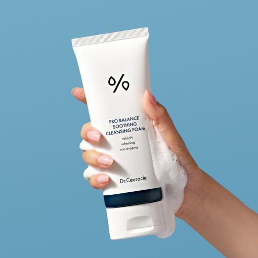 Dr.Ceuracle Pro Balance Soothing Cleansing Foam – 150ml | Gentle Daily Cleanser with 9-Probiotics & PHA/LHA for Sensitive Skin Dr.Ceuracle Pro Balance Soothing Cleansing Foam - 150 ml - Glam Global UKDr.Ceuracle
