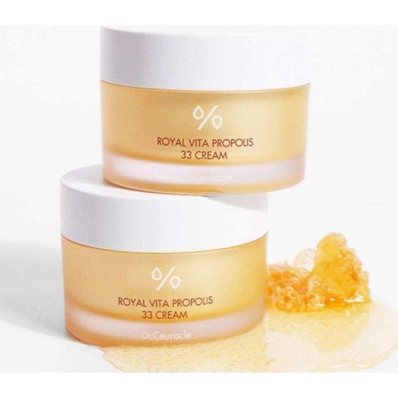 Dr.Ceuracle Royal Vita Propolis 33 Cream – 50g | Nourishing & Brightening Moisturiser with 33% Propolis + Royal Jelly Dr.Ceuracle Royal Vita Propolis 33 Cream - 50 g - Glam Global UKDr.Ceuracle